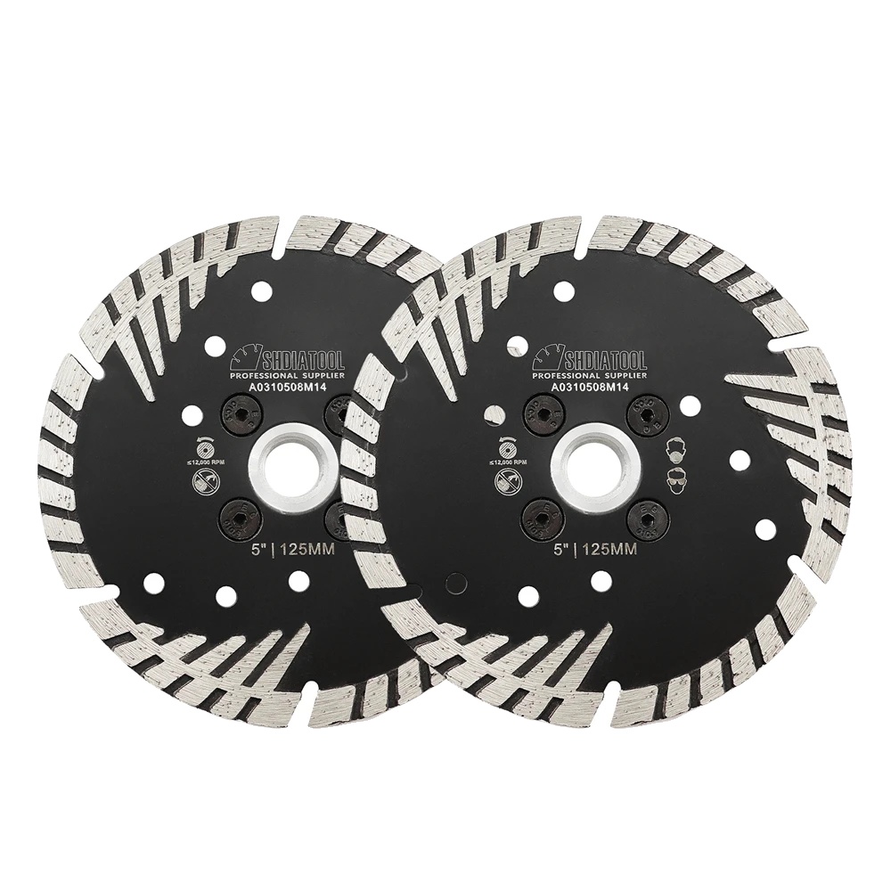 Kreissägeblatt, Diamantkonstruktion, Geeignet Für M14-flansch, 2pcs 125mm