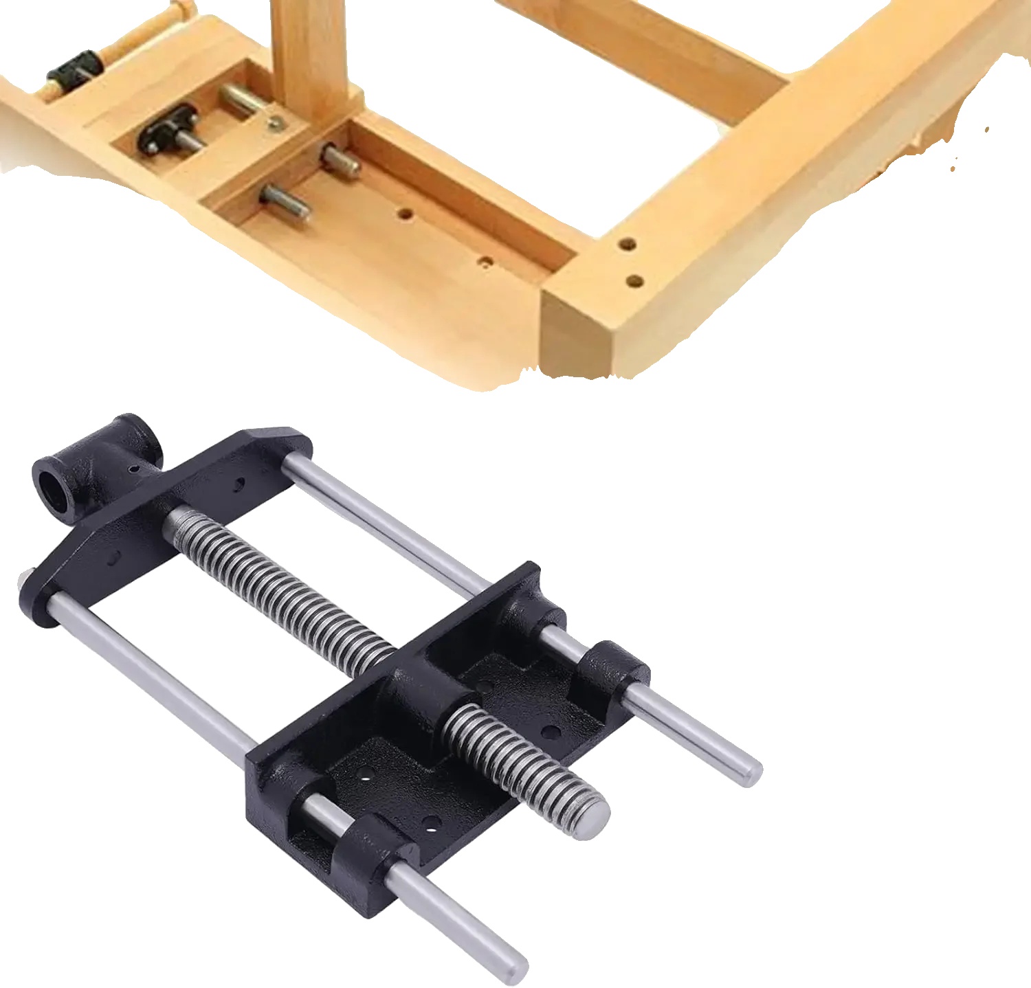 Schreinerzwinge, Verstellbare Klemmkraft, Robuste Konstruktion, Holz