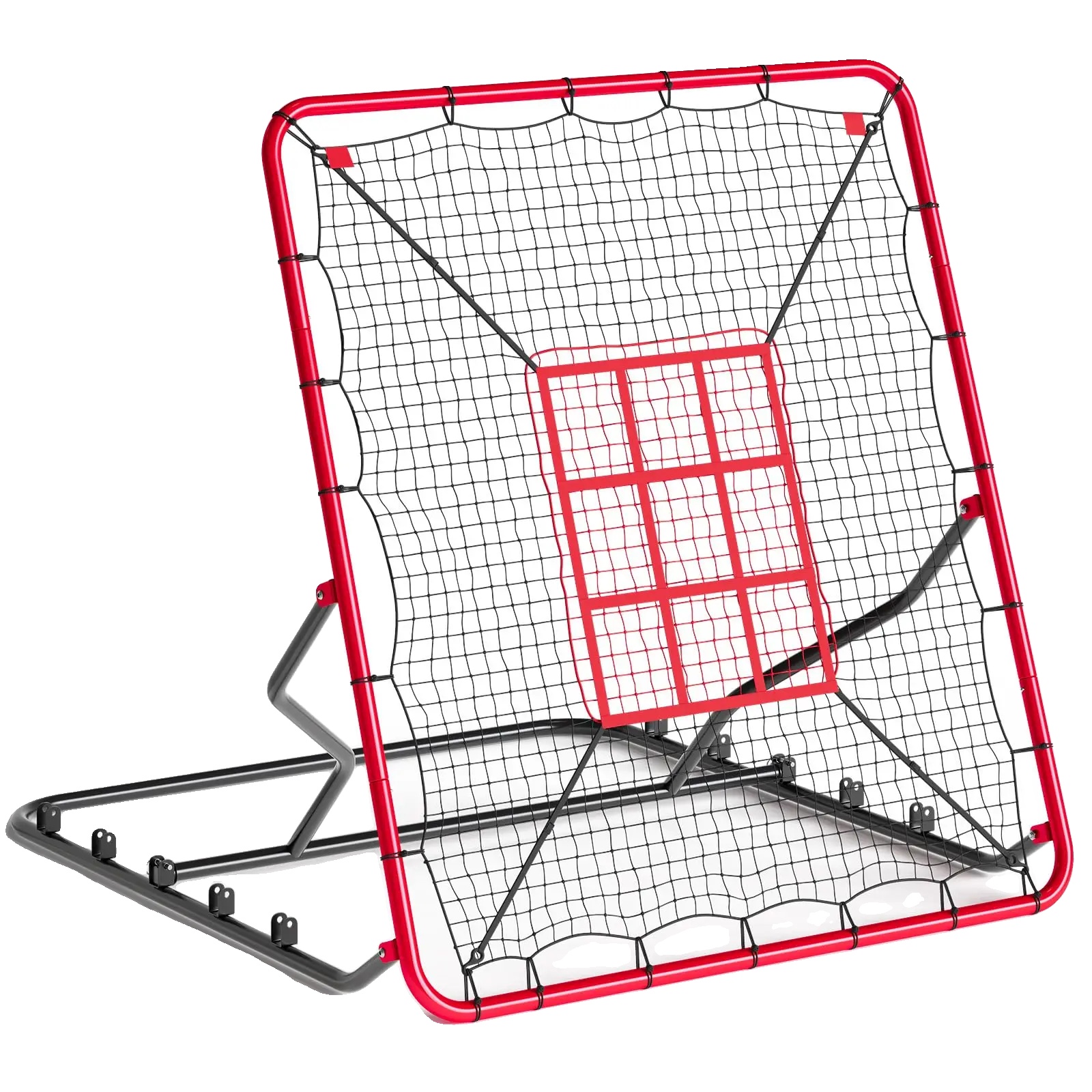 Rebound-netz, Verstellbare Winkel, Multi-sport-kompatibilität, Rot