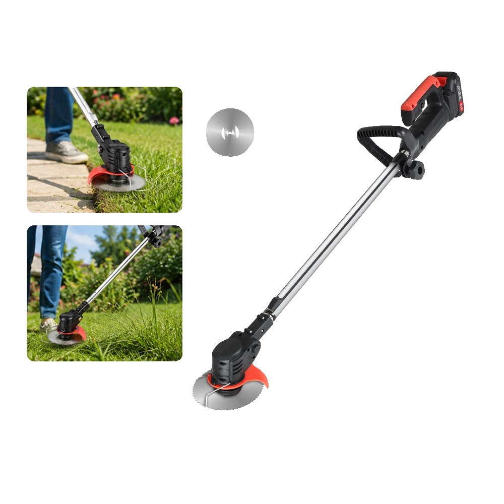Gras-trimmer, Robuste Kunststoff- Und Metallkonstruktion, 40 X 10 X 10 Zoll, Geeignet Für Verschiedene Rasenflächen, Kabelloser Betrieb, Bis Zu 60