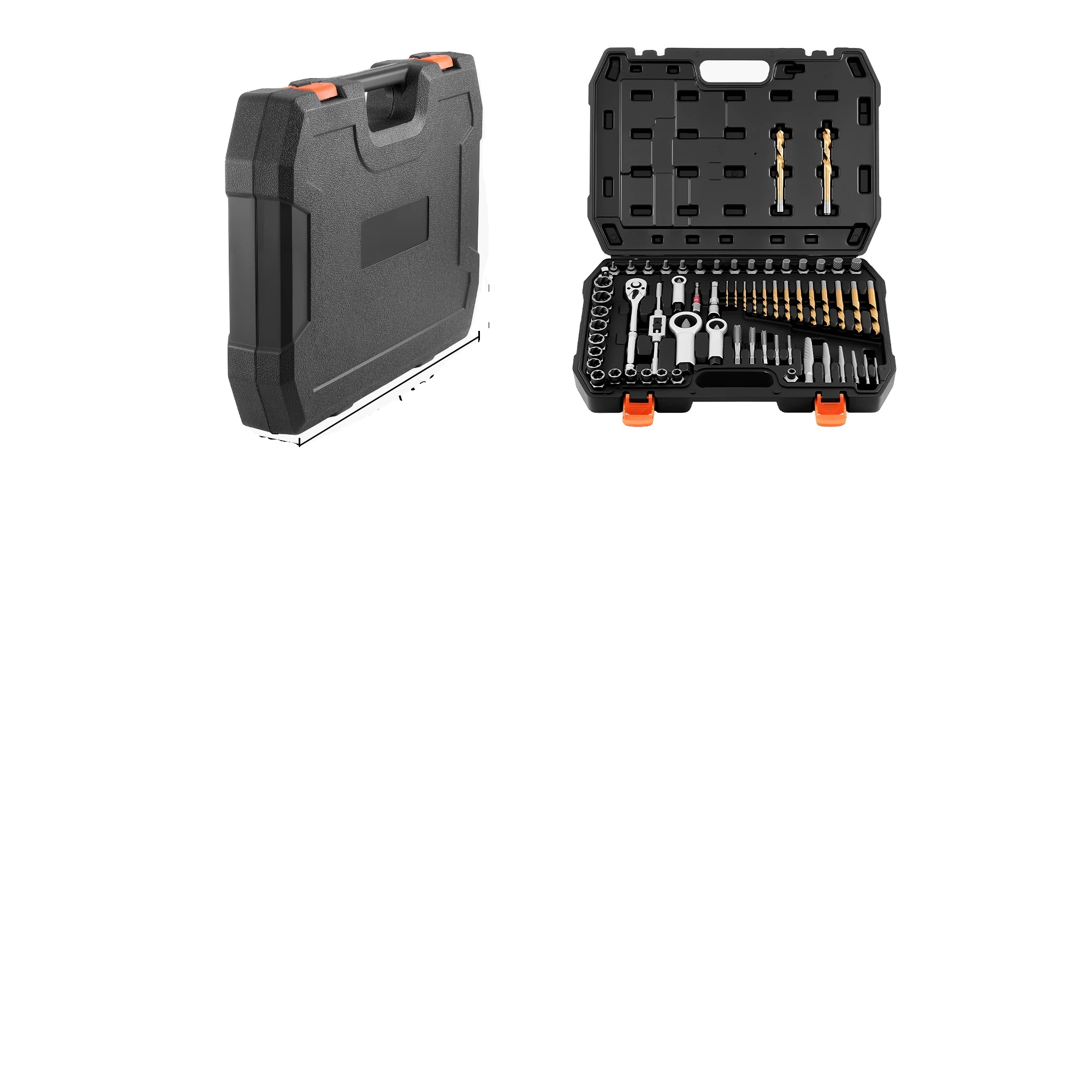 Schraubenausdreher-set, Langlebiger Stahl, Praktische Aufbewahrungstasche, 62pcs