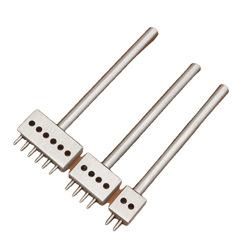 Lederlocher-werkzeugsatz, Stahlkonstruktion, Vielseitig Für Diy-projekte, 6mm Silber