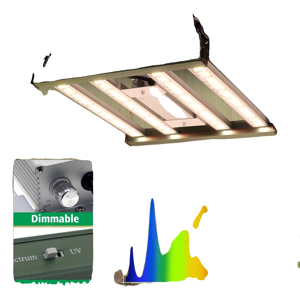 Vollspektrum Led Pflanzenlicht, 120w Leistung, Dimmbare Knopfsteuerung, 120w
