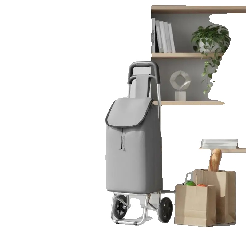 Einkaufswagen, Leicht, Faltbares Design, Dunkelkhaki