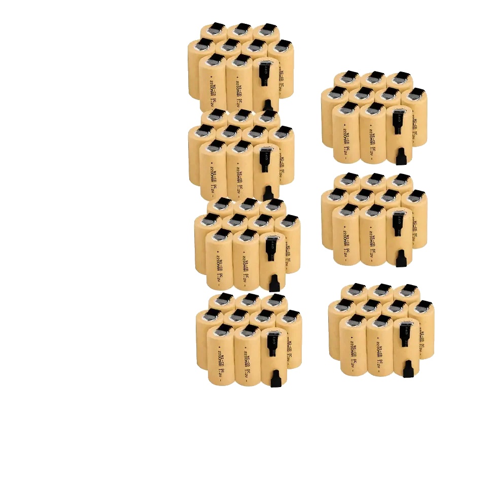 Wiederaufladbare Batterie, 2800mah Kapazität, Kompatibel Mit Elektrowerkzeugen, 70stk, 1,2v-b