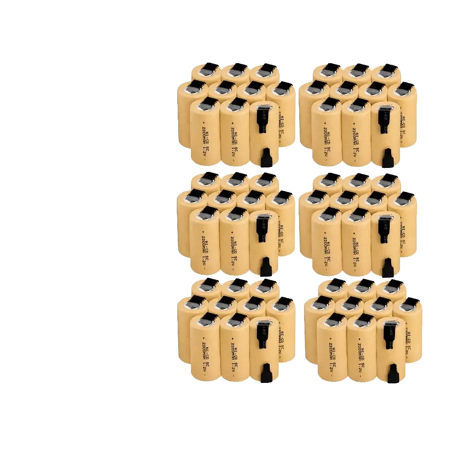 Wiederaufladbare Batterie, 2800mah Kapazität, Kompatibel Mit Elektrowerkzeugen, 60stk, 1,2v-d