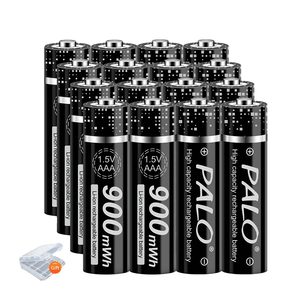 Wiederaufladbare Batterie, 900mwh Kapazität, Vielseitige Kompatibilität, 16pcs Aaa