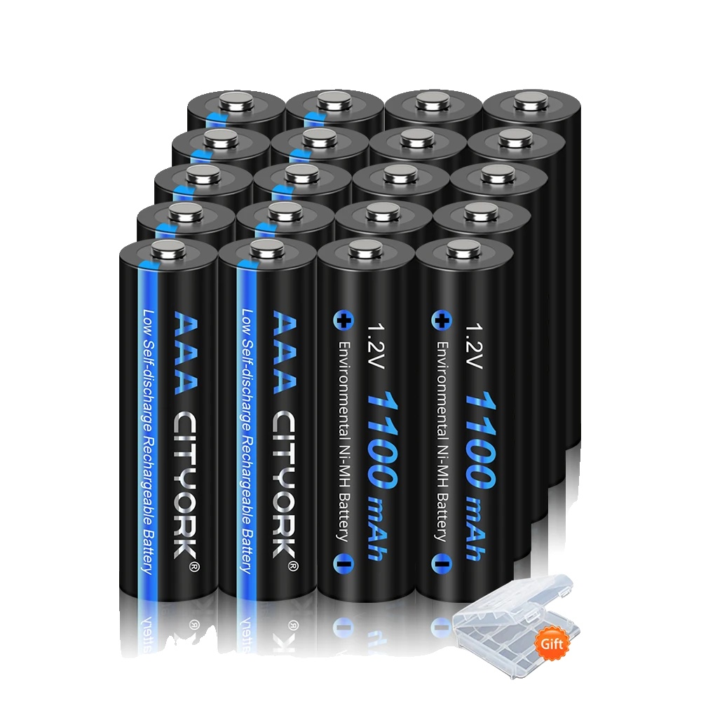 Wiederaufladbare Batterien, Ni-mh-typ, 1100mah Kapazität, 20pcs Aaa
