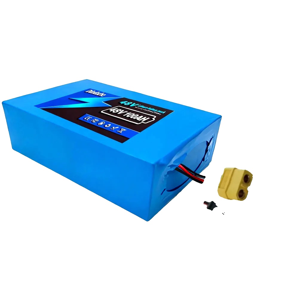 Lithium-batteriepack, 100ah Kapazität, Leichtes Design, Sm Xt60