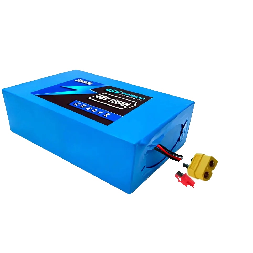 Lithium-batteriepack, 100ah Kapazität, Leichtes Design, Jst Xt60