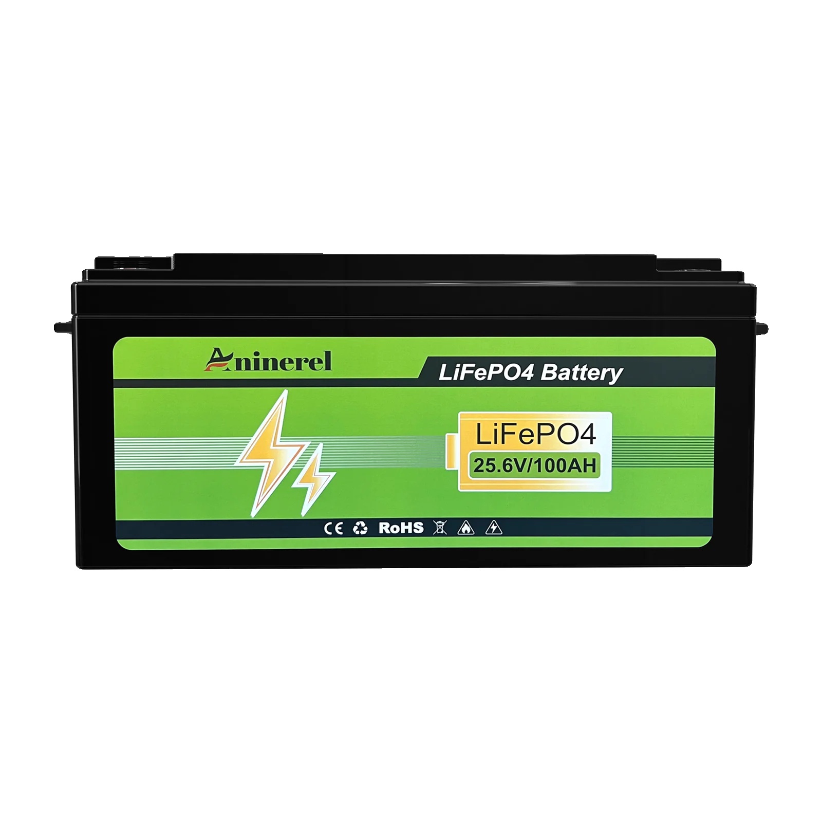 Solarbatterie, 100ah Kapazität, Integriertes Bms, 25.6v 100ah
