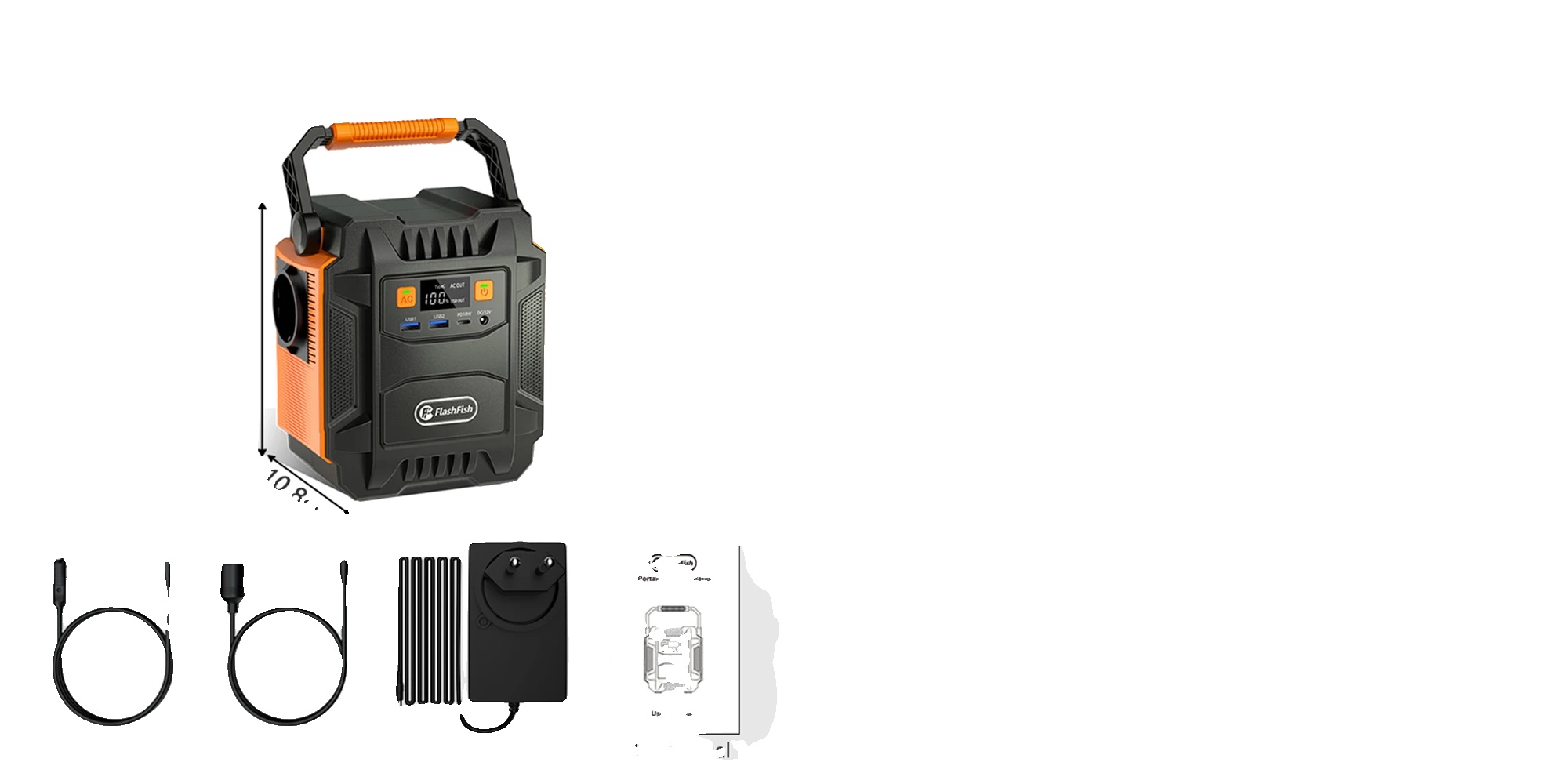 Tragbare Powerstation, 200w Ausgang, Mehrere Ladeanschlüsse, 172.8wh 200w A201