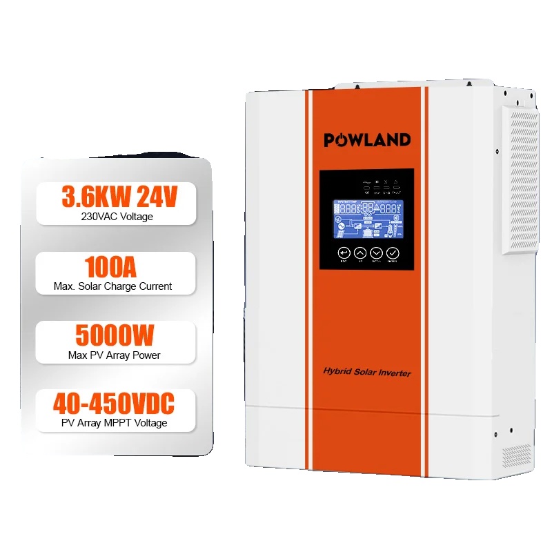 Netzunabhängiger Hybrid-solarwechselrichter, 3600w Leistung, Dual-ac-ausgang, Sms-3.6kw-wifi