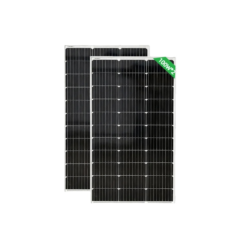 Solarpanel, 100w Leistung, Langlebiges Monokristallines Design, 100w 2pcs