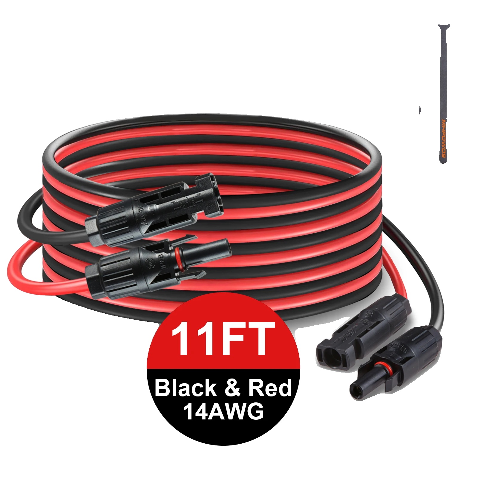 Solar Verlängerungskabel, 14awg Material, Kompatible Stecker, 3.5m
