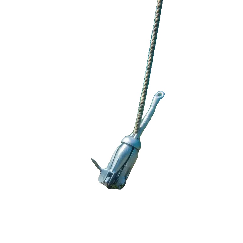 Faltanker, Heißgetauchter Gusseisen, 4 Kg Gewicht, Silber