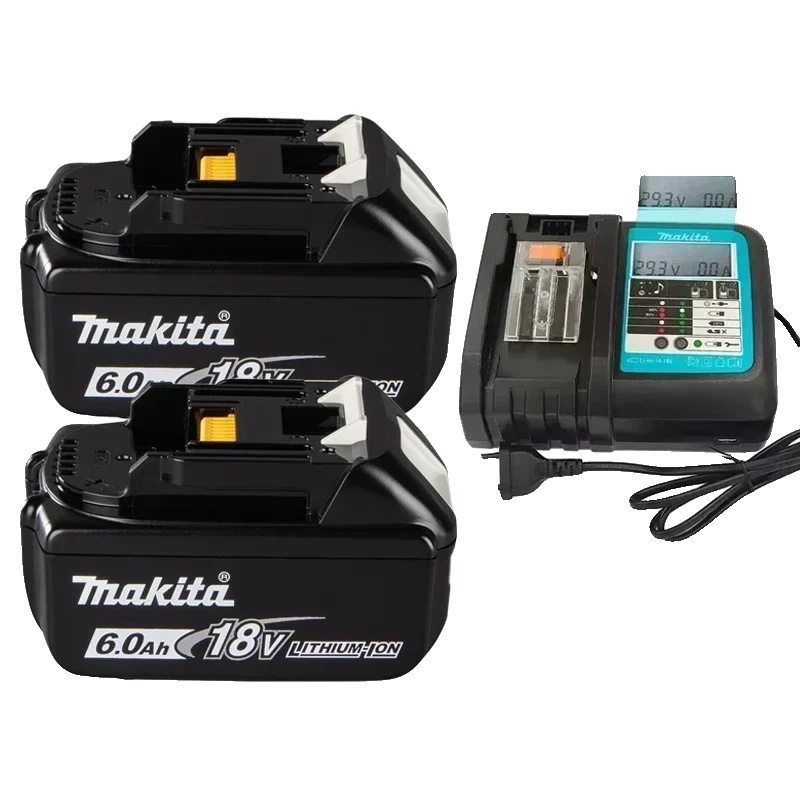 Wiederaufladbare Batterie, 18v Kompatibilität, Hohe Kapazität 6000mah, 6.0ahx2-ladegerät