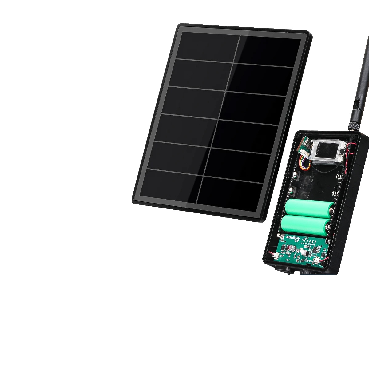 Lora-knoten, Solarbetrieben, Meshnetzwerkfähig, Kompatibel Mit Meshtastic, Platz Für 2 X 18650-batterien, 5w Solarpanel