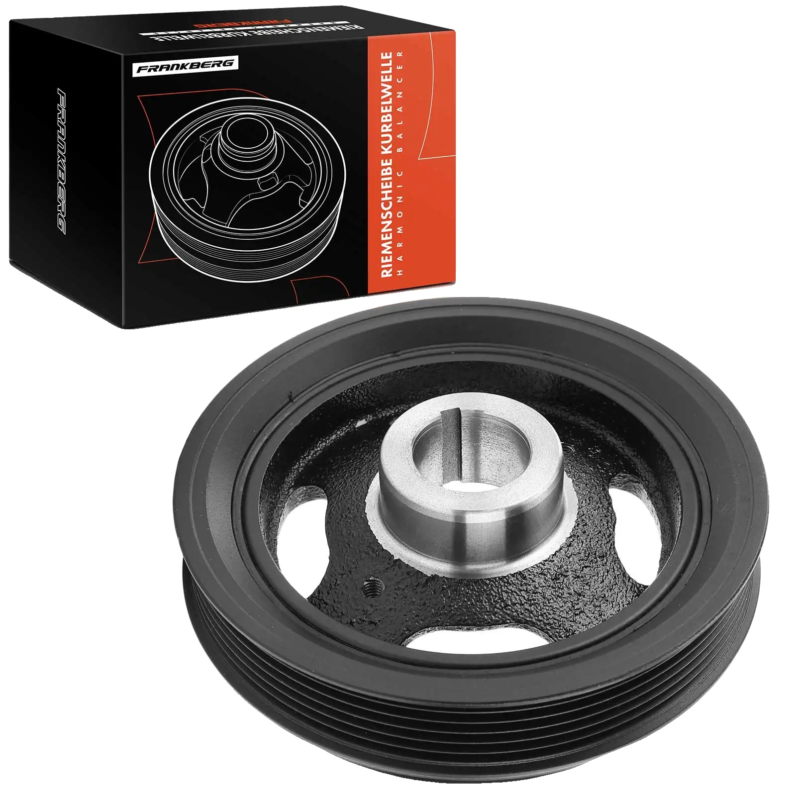 Kurbelwellenriemenscheibe, Durchmesser 148,5 Mm, Breite 40,5 Mm, 6pk, 6 Rillen, Oem 12303en20c