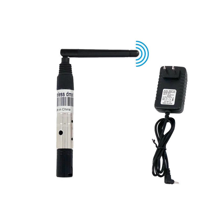 Drahtloser Dmx512 Empfänger/transmitter, Echtzeit-signalübertragung, 300m Reichweite, Dmx-übertrager, Eu-stecker