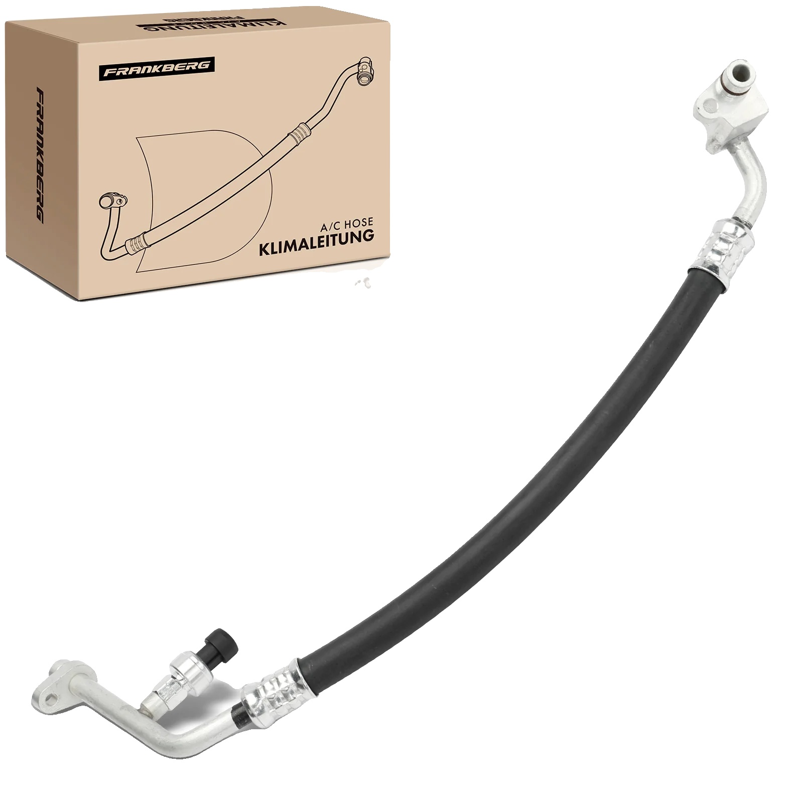 Hochdruckleitung, Aluminium, 1,2 M, Kompatibel Mit Opel, Oem: 4419022, Effiziente Kühlleistung