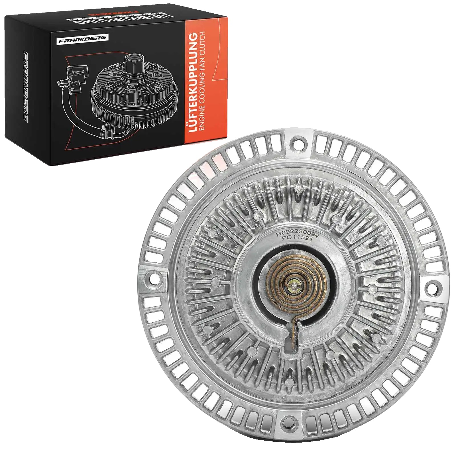 Lüfterkupplung, Höhe 49,7 Mm, Kompatibel Mit Luxus-reise-fahrzeugen E24 E28 E30 E34 E36 E39 Z3 Z1, Betriebsmodus Thermisch, Funktionalität Für