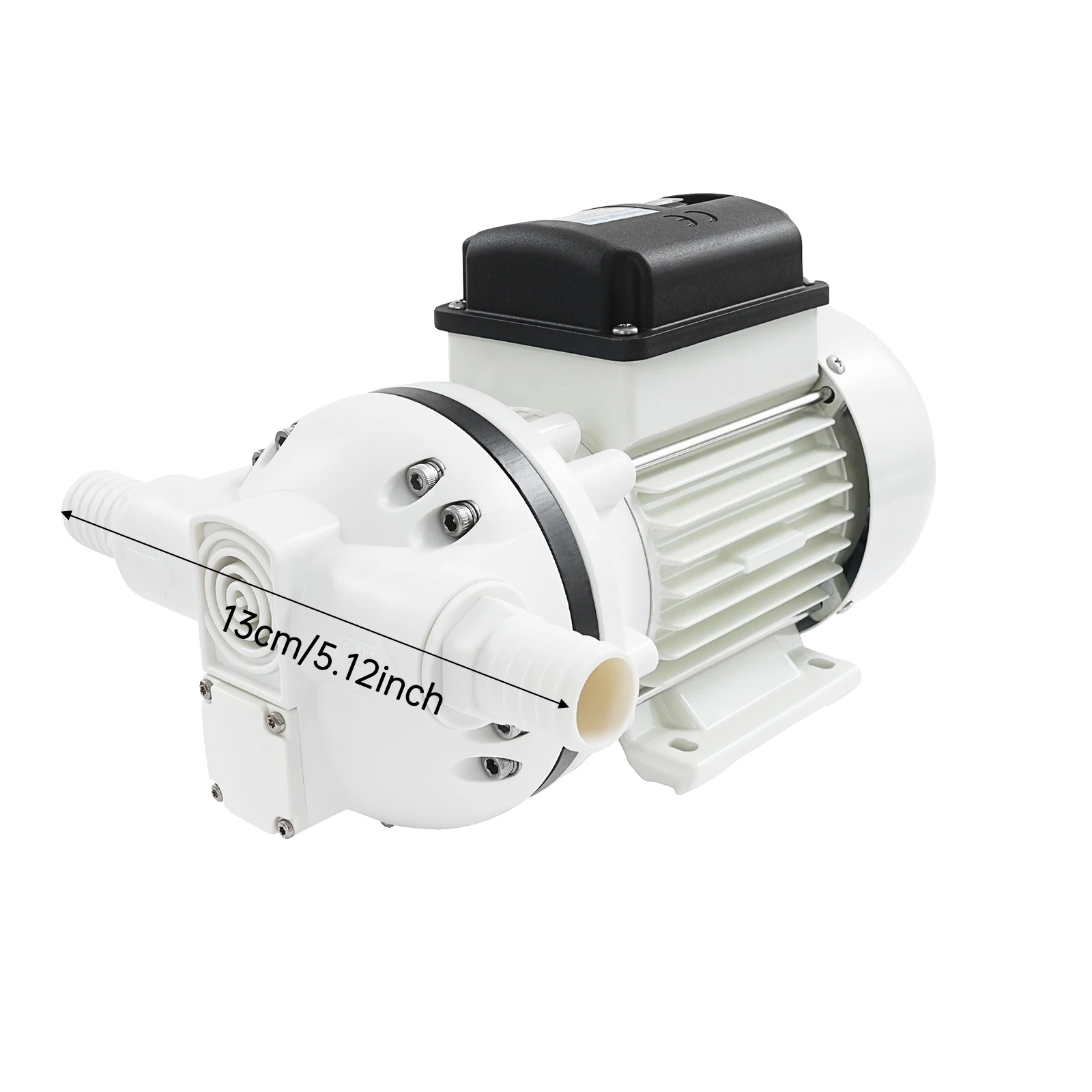 Elektrische Membranpumpe, 8,8 Gpm Durchflussrate, 16,4 Ft Förderhöhe, 220v, Weiß, Eu