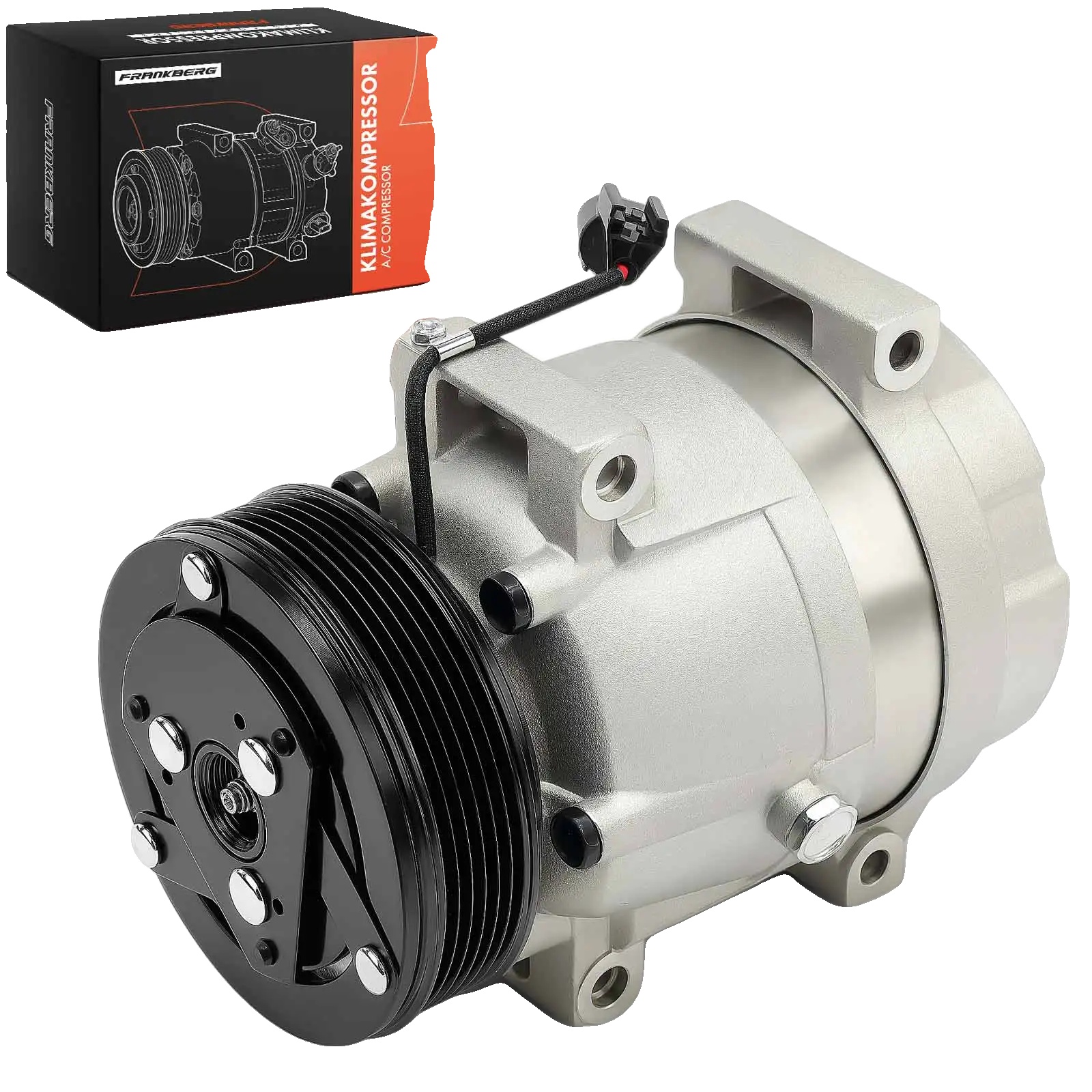 Klimakompressor, 120 Mm Riemenscheibendurchmesser, 6 Rippen, Kompatibel Mit Ssangyong Rexton/rexton Ii, R134a Kältemittel, 12 V Spannung
