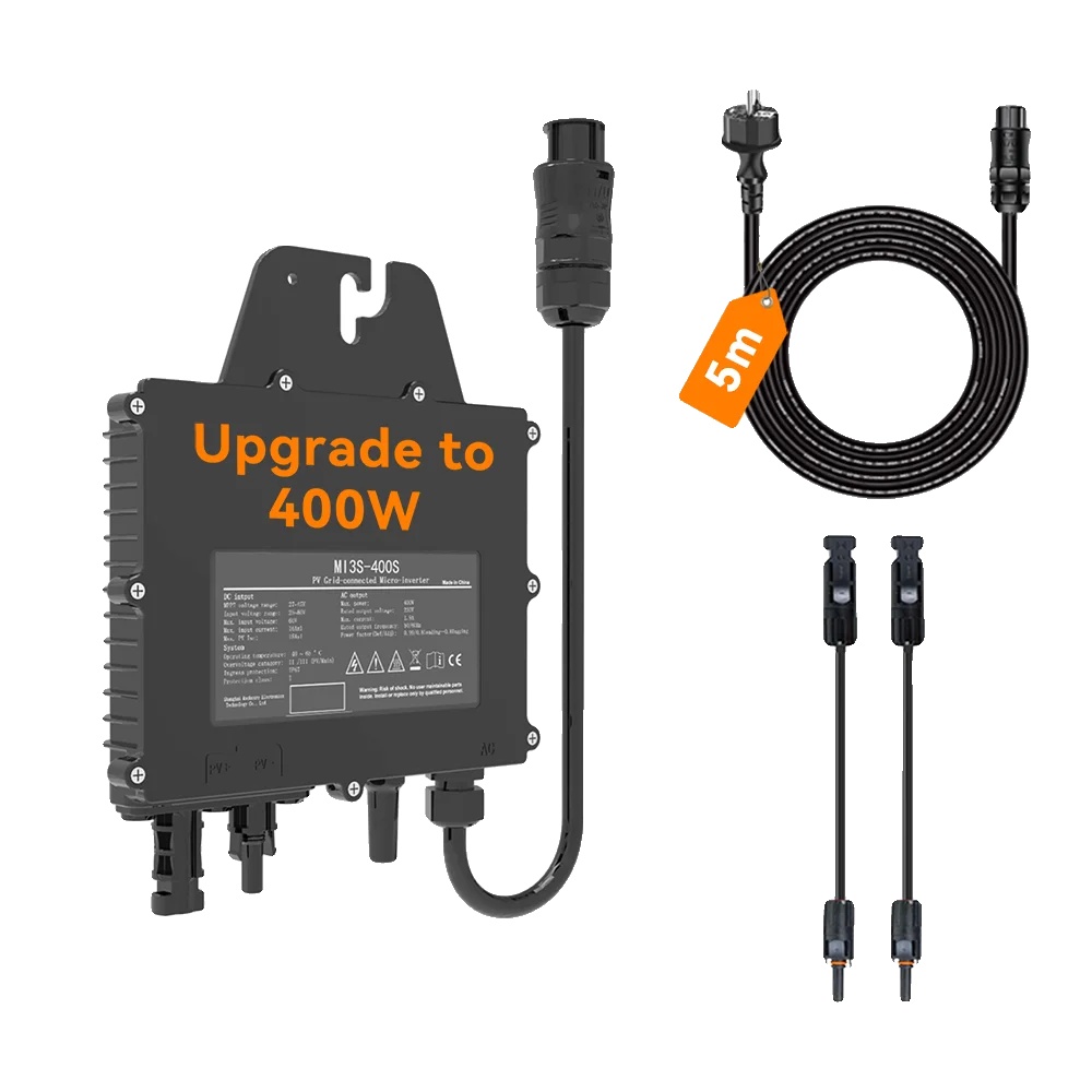 Solarwechselrichter, Hohe Effizienz, Ip67-schutz, 400w Wechselrichter, 220v, 26-60v