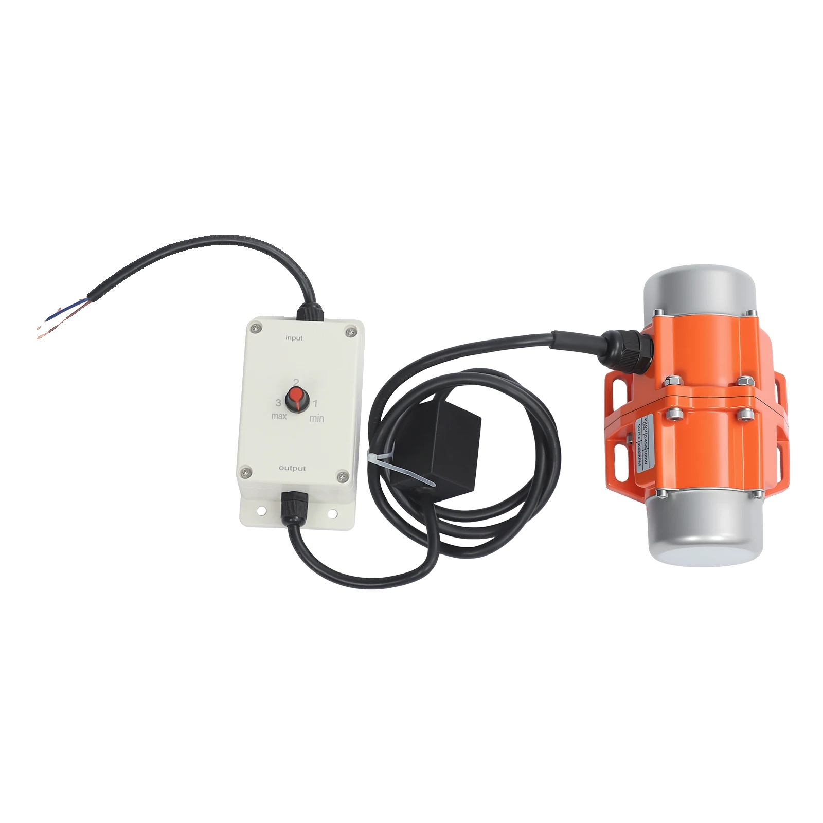 Vibrationsmotor, Bürstenlos, Geschwindigkeitsregler, Orange, Kein Stecker