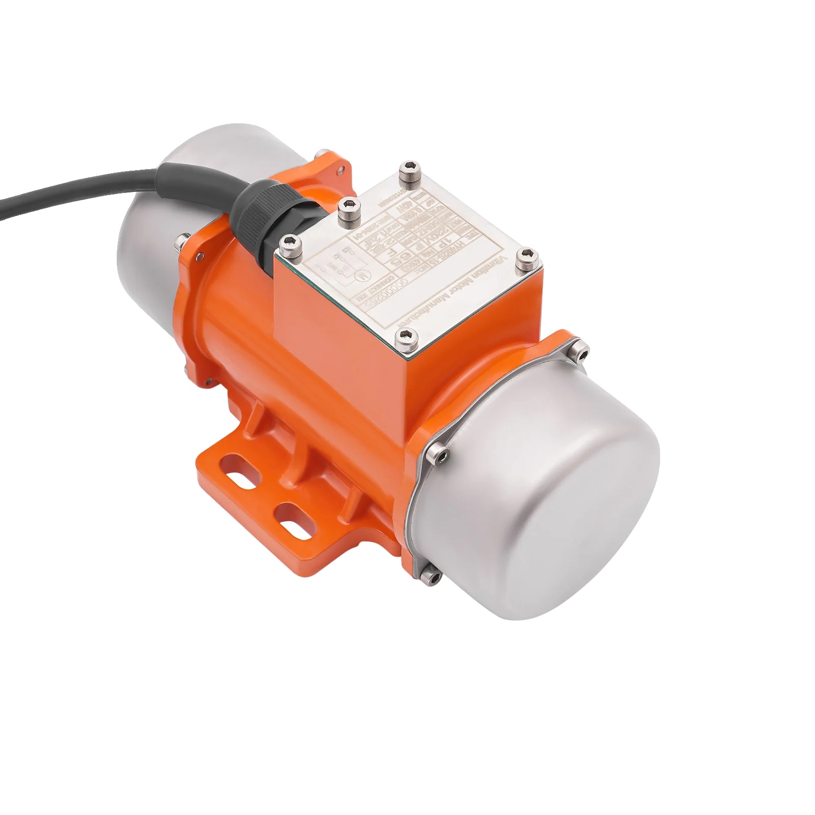 Vibrationsmotor, Geschwindigkeitsregler, Industrielle Anwendungen, Silber Orange, 220v-240v Eu Stecker