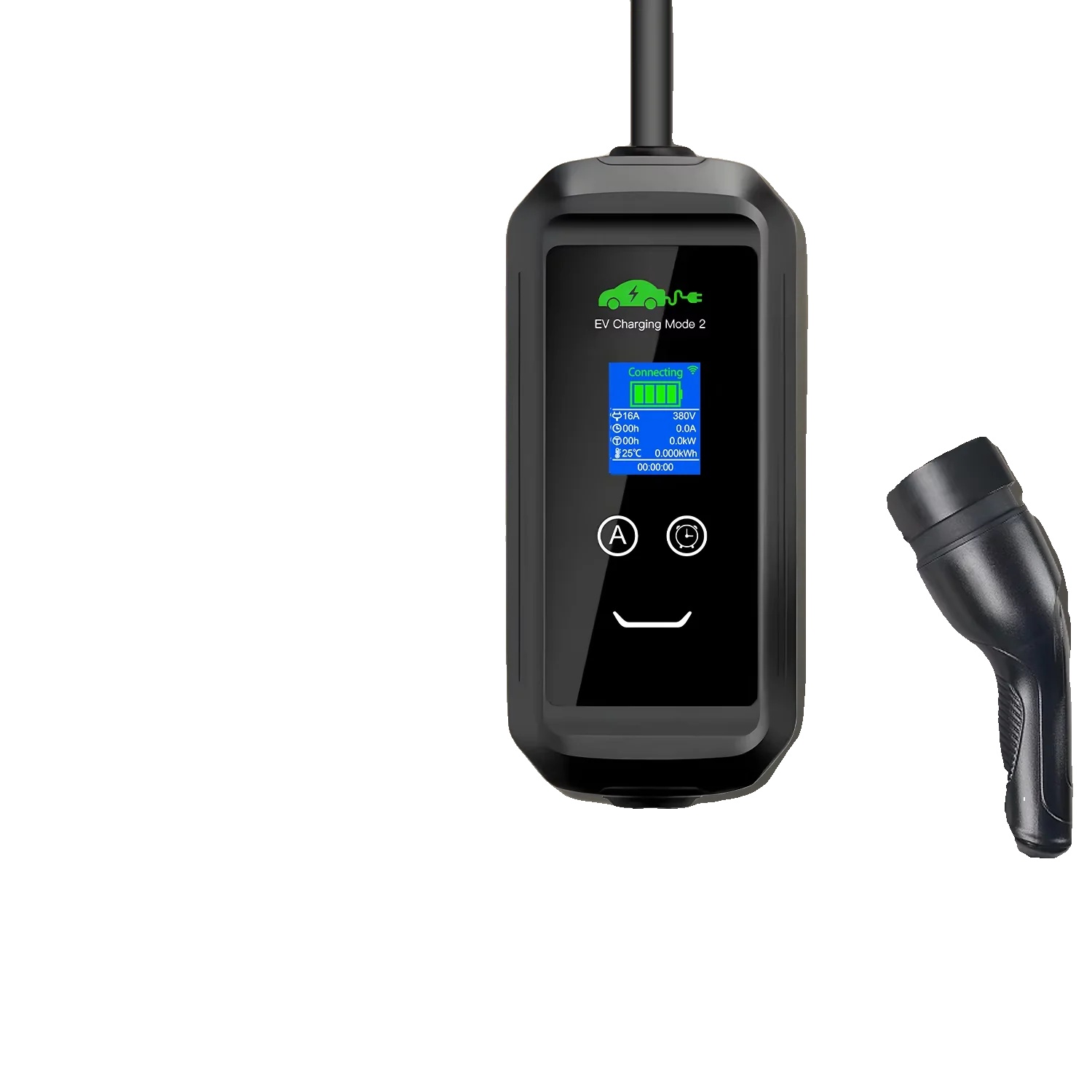 Tragbares Elektrofahrzeug-ladegerät, 7,2 Kw Ausgang, Fernüberwachung, 7.2kw App, Typ2