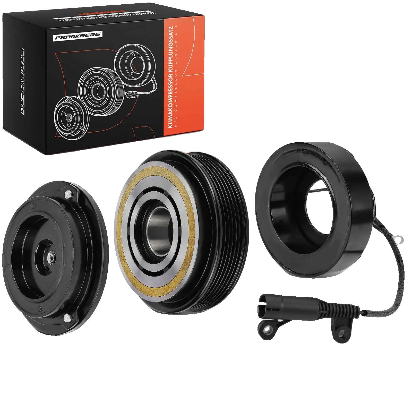 Magnetkupplungsverdichter, Durchmesser 125 Mm, Spannung 12 V, Anzahl Der Rillen 6, Verdichter-id 7sb16c, Kompatibel Mit Mercedes-benz