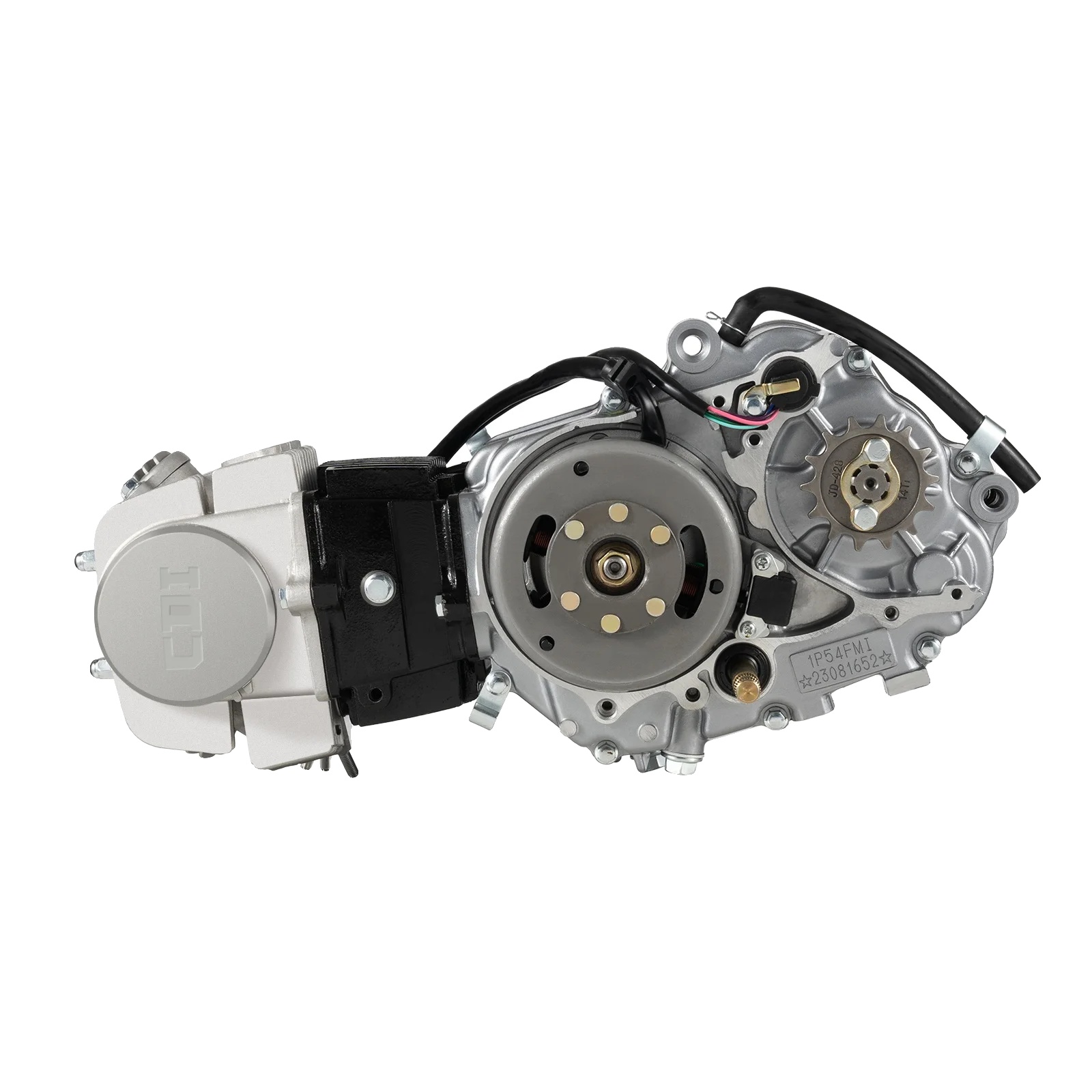 Dirt Bike Motor, 125cc, Viertakt, Silber