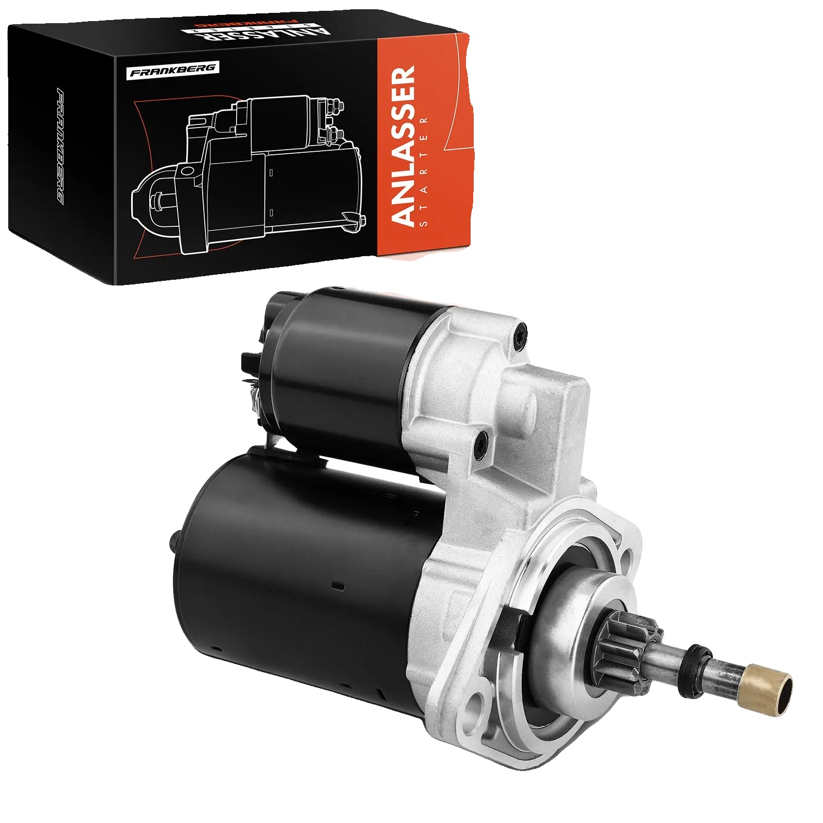 Anlasser, 12v Betriebsspannung, Kompatibel Mit Schrägheck- Und Cabriolet, Robuste Metallkonstruktion, Abmessungen 10 X 3 X 5 Zoll, Wiegt 15 Lbs