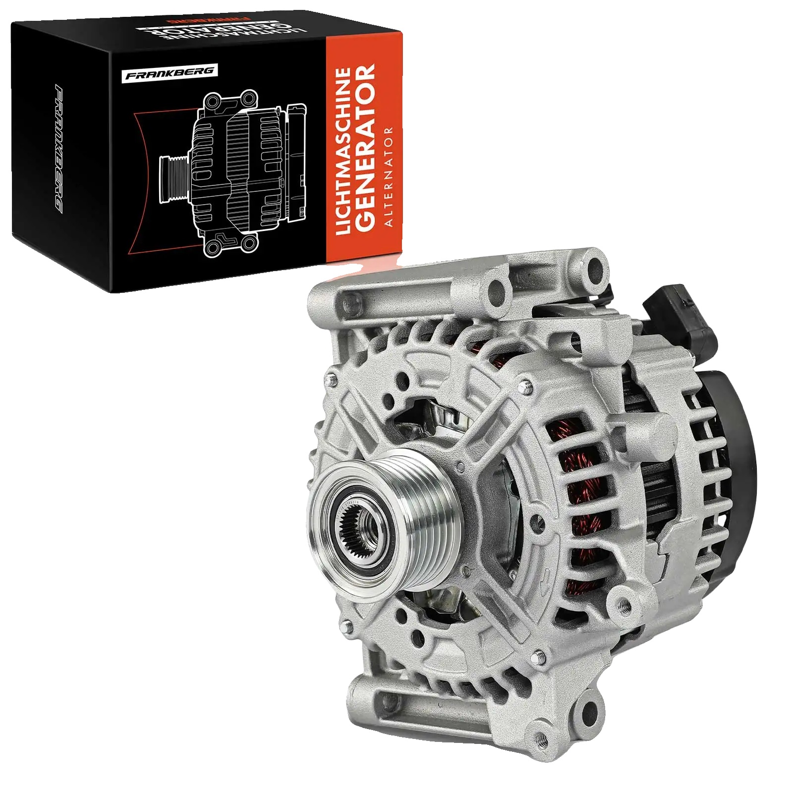 Generator, 12v Ausgang, 120a Strom, Hochfestes Aluminium, Abmessungen 16,5 X 14 X 10 Cm, Ce-zertifiziert