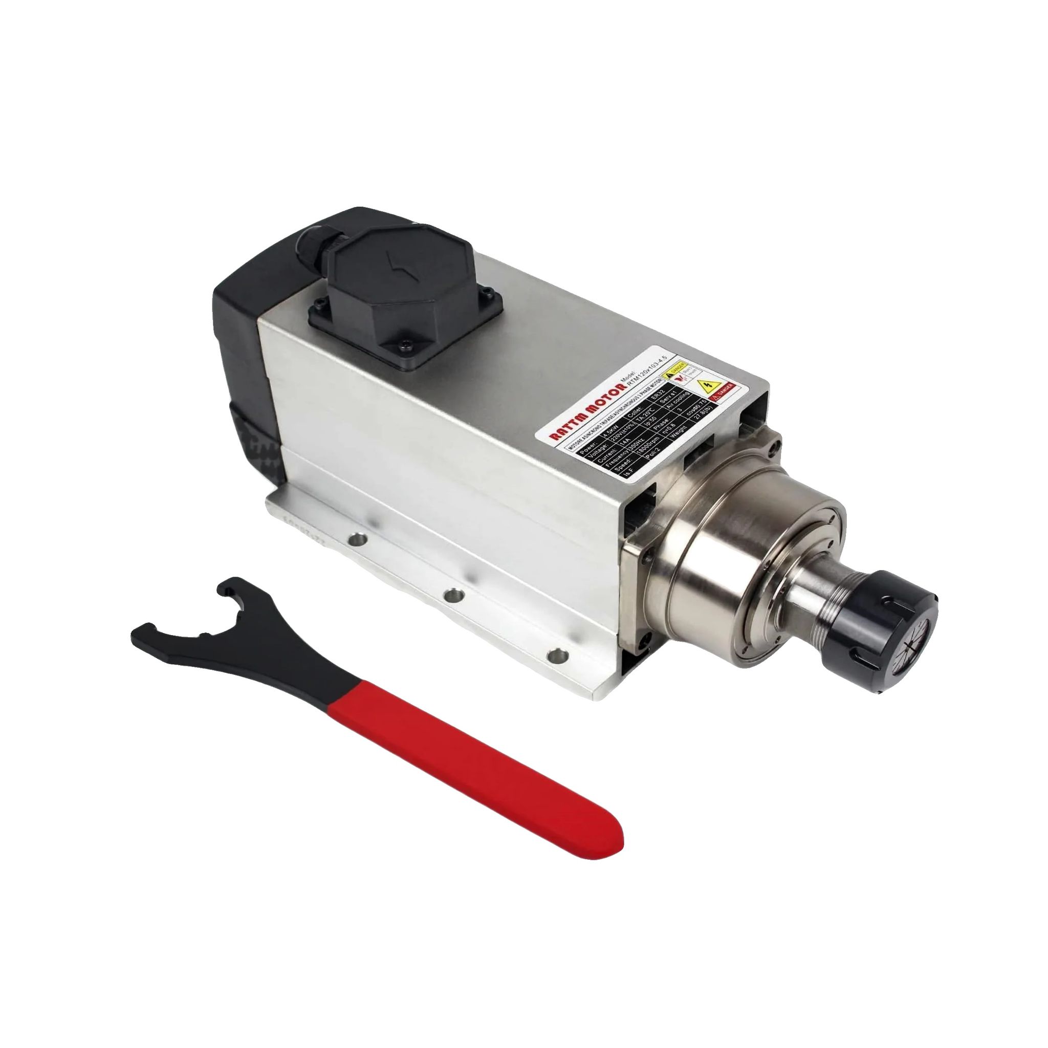 Cnc-fräsmaschine Spindel, 4,5 Kw Luftgekühlter Motor, 18000 U/min, Nur Spindel, 380v