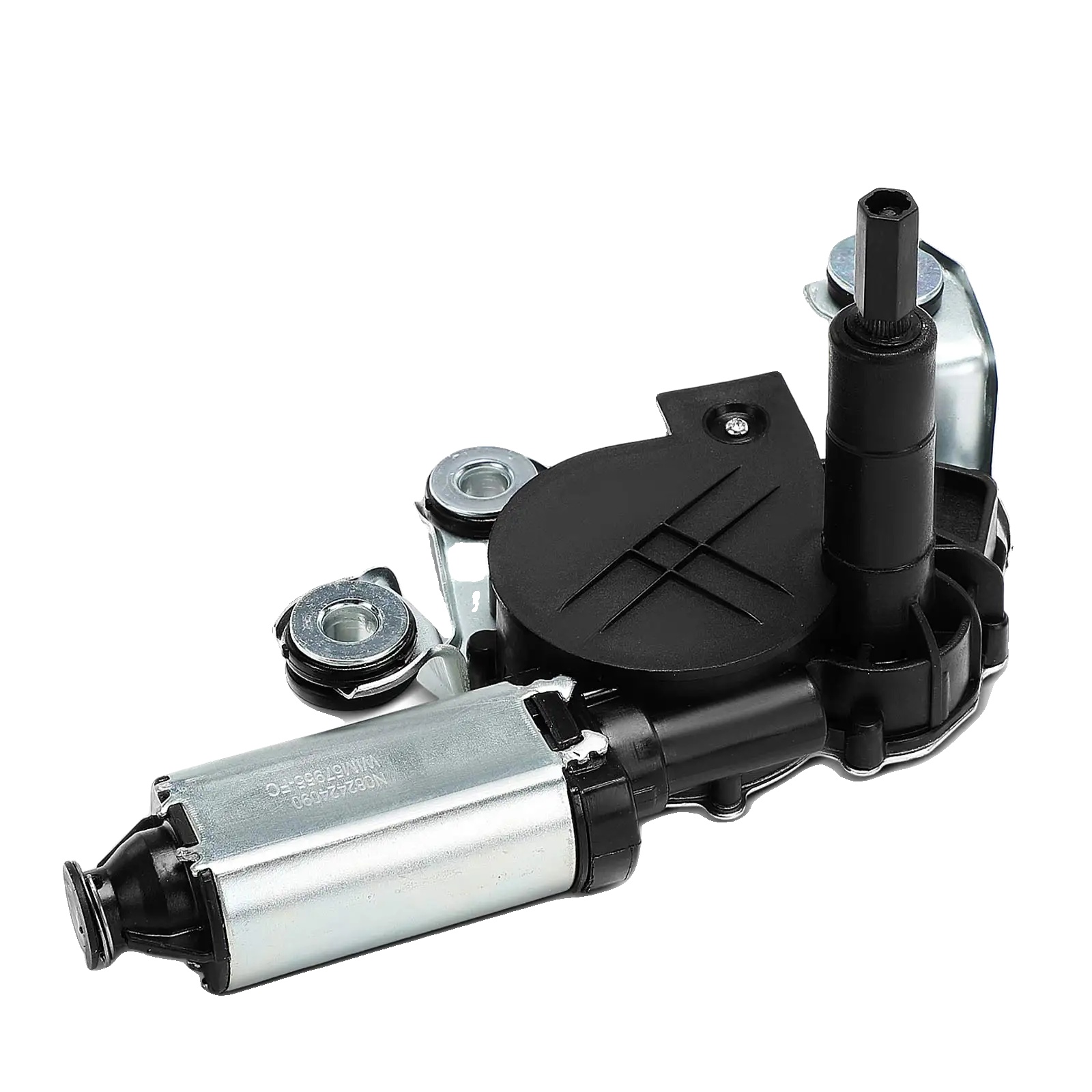 Scheibenwischermotor, 12 V, 4 Anschlusskontakte, Hintere Installation, Linkslenker, Neues Teil