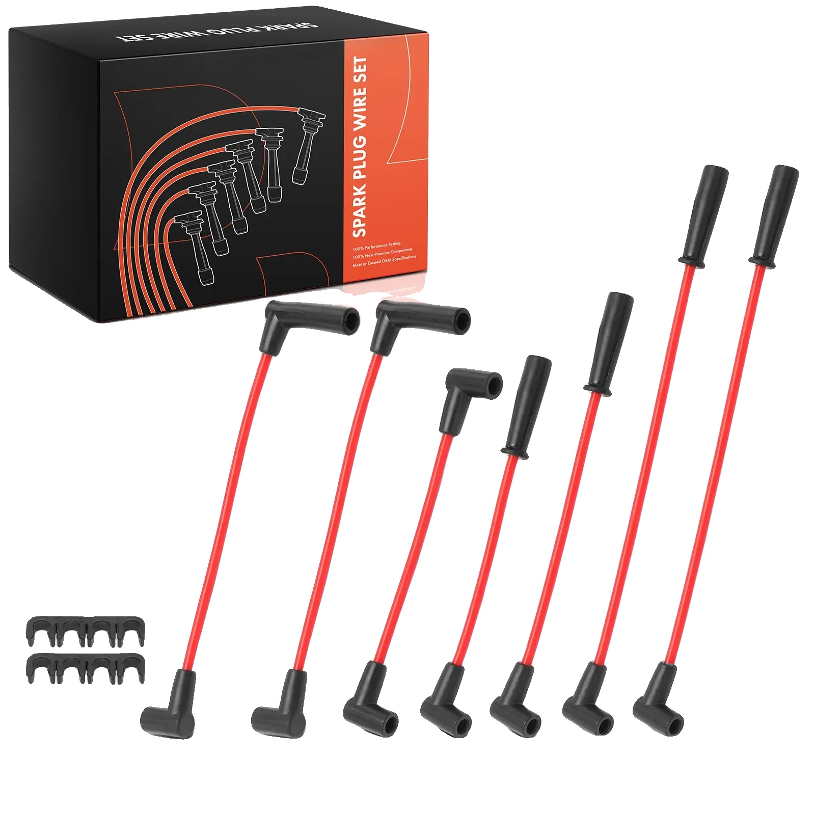 Zündkabel, Länge 1: 240 Mm, Länge 2: 250 Mm, Länge 3: 270 Mm, Länge 4: 290 Mm, Länge 5: 310 Mm