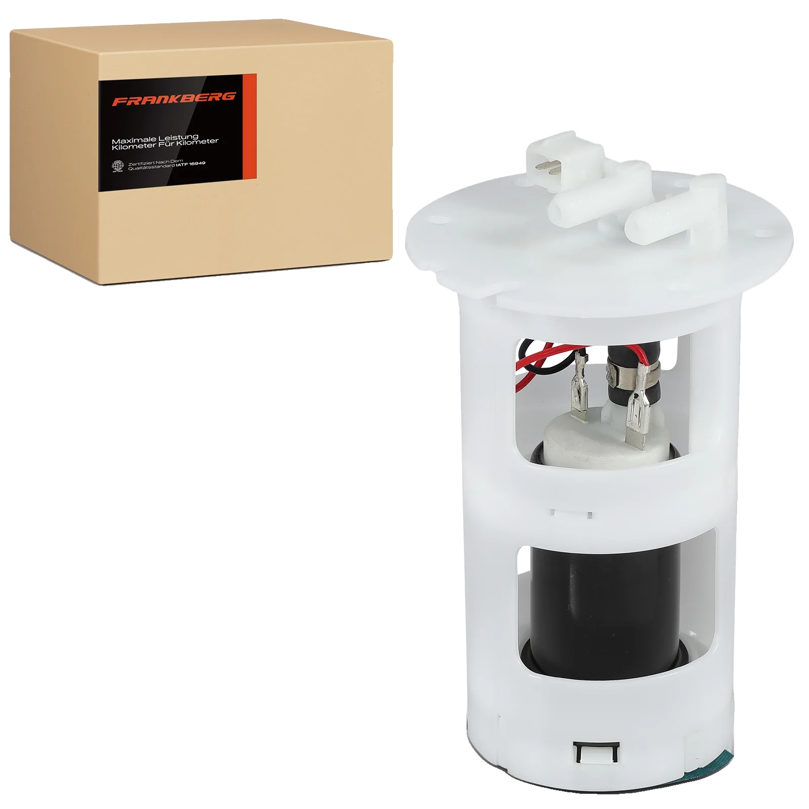 Benzinpumpe, Breite 79,5 Mm, Höhe 170 Mm, Spannung 12 V, Durchflussrate 90 L/h, Betriebsdruck 3 Bar