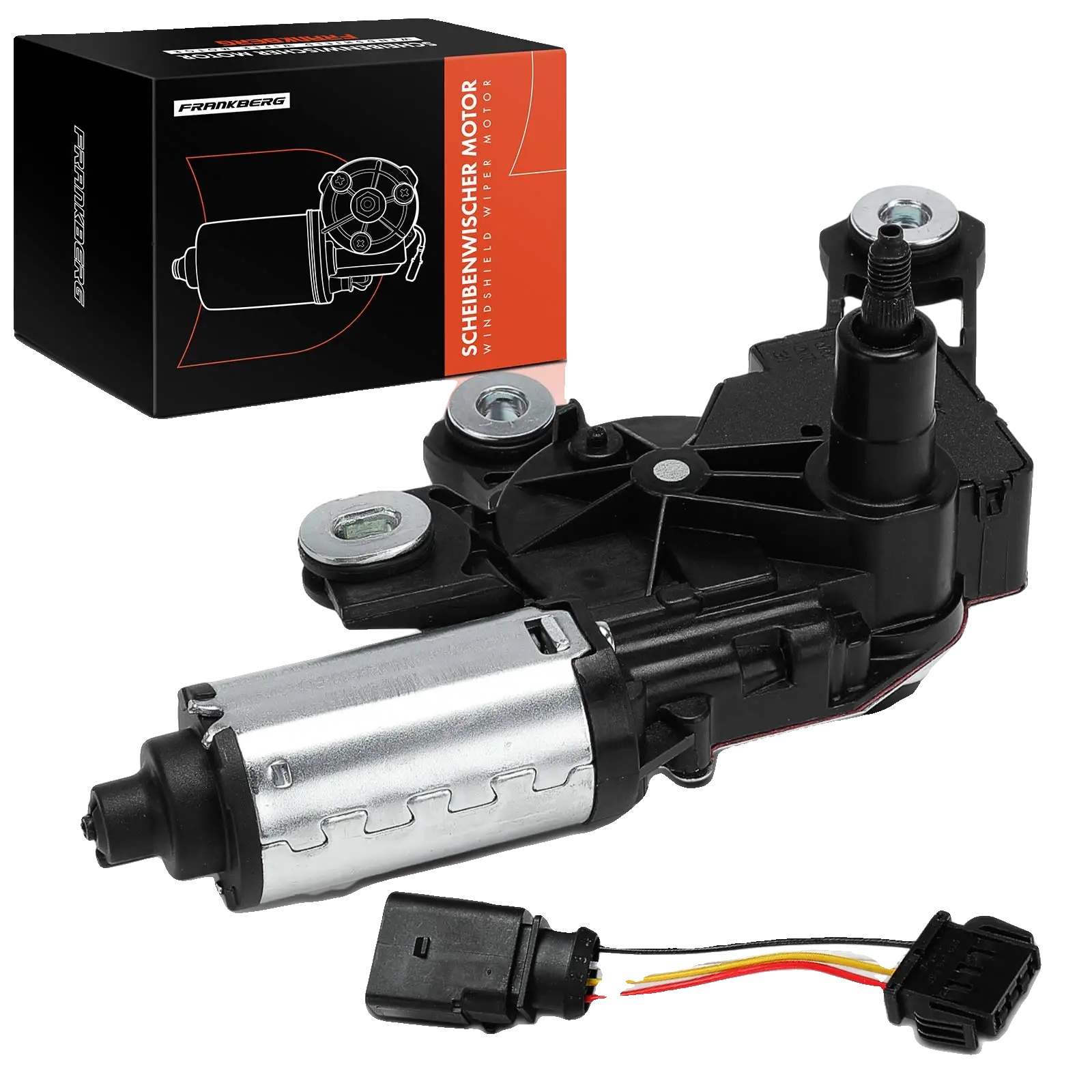 Scheibenwischermotor, Langlebiger Kunststoff, 12v, 4 Anschlusskontakte, Kompatibel Mit Audi, Standardkompatibilitätsmaße