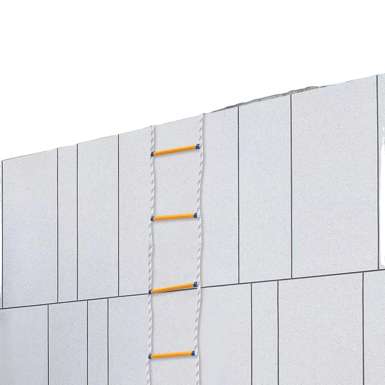 Rettungsleiter, Hohe Tragfähigkeit, Rutschfestes Design, 19.7ft