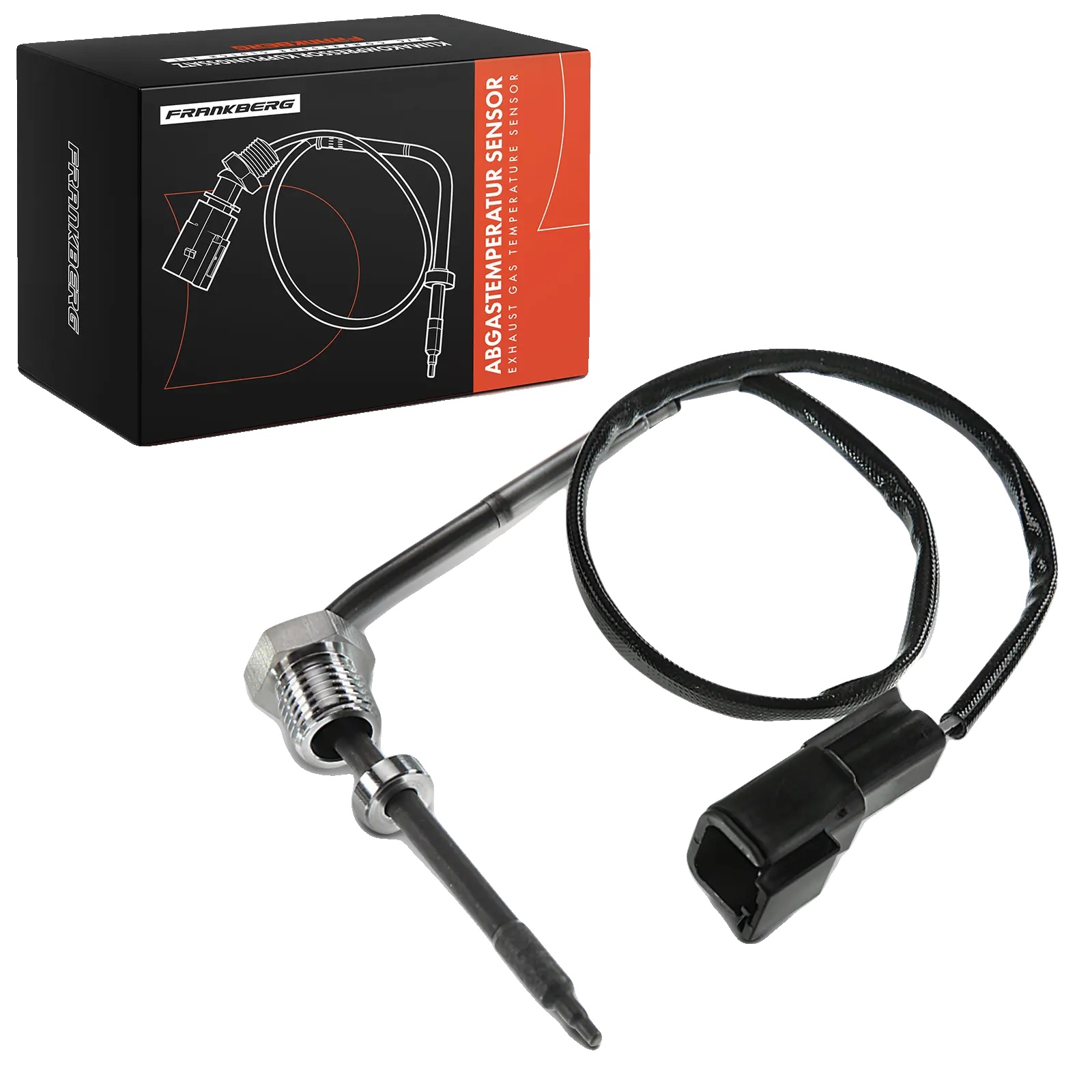 Temperatursensor, M14x1,5 Gewindegröße, 430 Mm Kabellänge, Kompatibel Mit Renault Und Volvo, Ptc-sensortyp, 2 Anschlusskontakte
