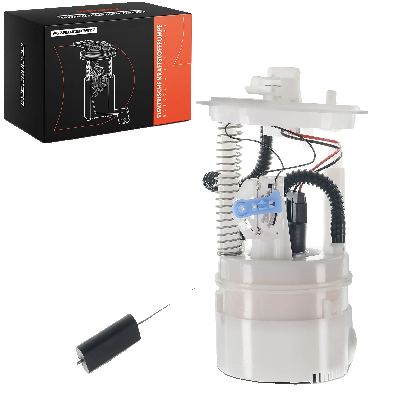 Benzinpumpe, 115 Mm Breite, 210 Mm Höhe, 12 V Betriebsspannung, 4 Anschlusskontakte, 90 L/h Durchflussrate