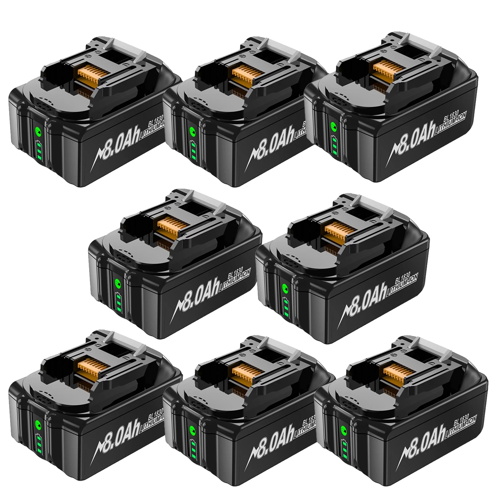 Ersatzbatterie, 8000mah, Kompatible Modelle, 8 8.0ah, 18v-a