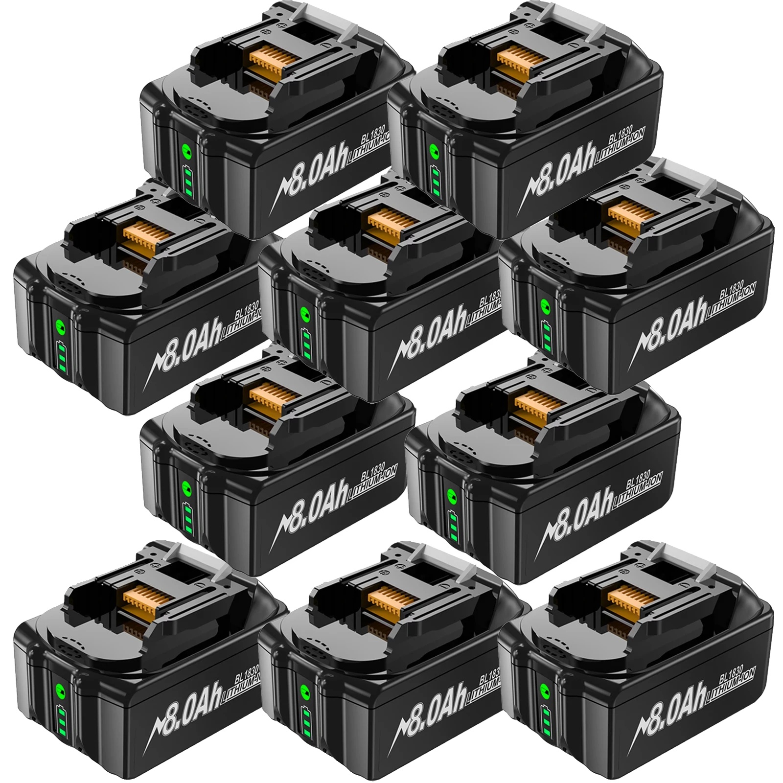 Ersatzbatterie, 8000mah, Kompatible Modelle, 10 8.0ah, 18v