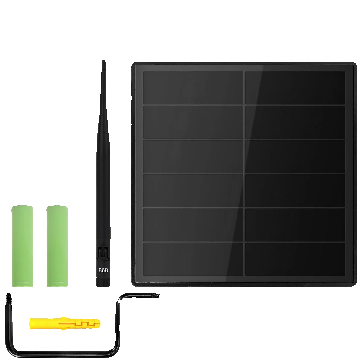 Meshtastic-knoten, Solarbetrieben, Gps Mit Großer Reichweite, 868mhz Und 2 Batterien