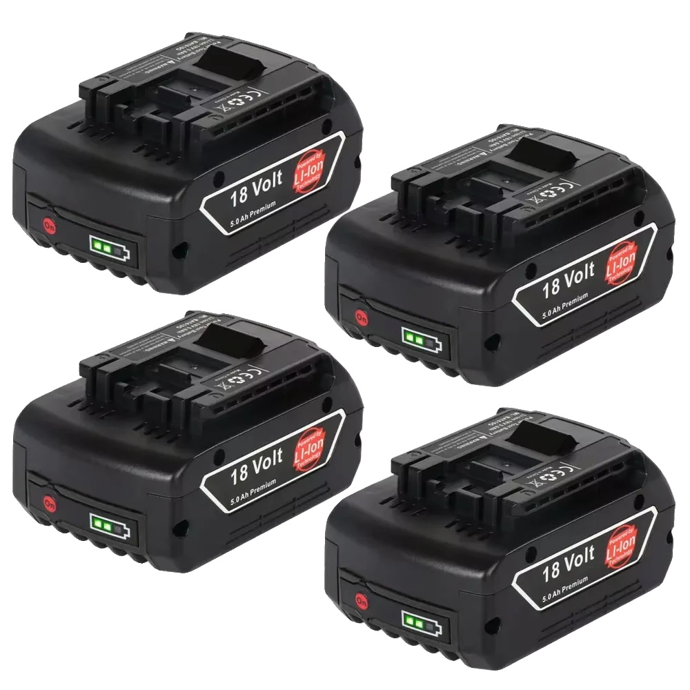 Wiederaufladbare Batterie, 8000mah Kapazität, Breite Kompatibilität, 4 Batterien