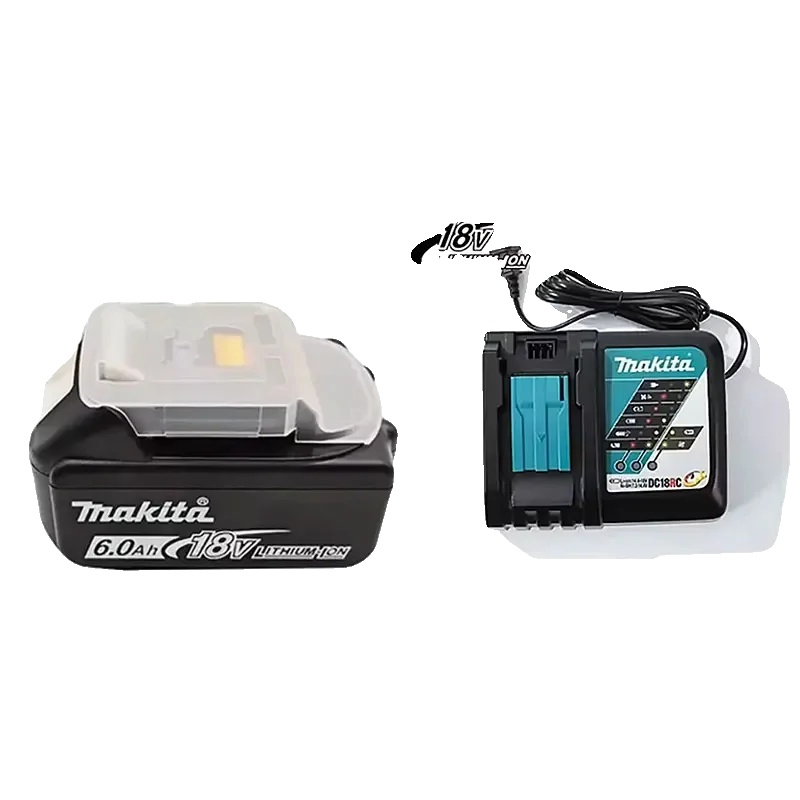 Akku Für Kabelloses Werkzeug, 18v Lithium-ionen, 6000mah Kapazität, Makita 6ahx1 Chargx1