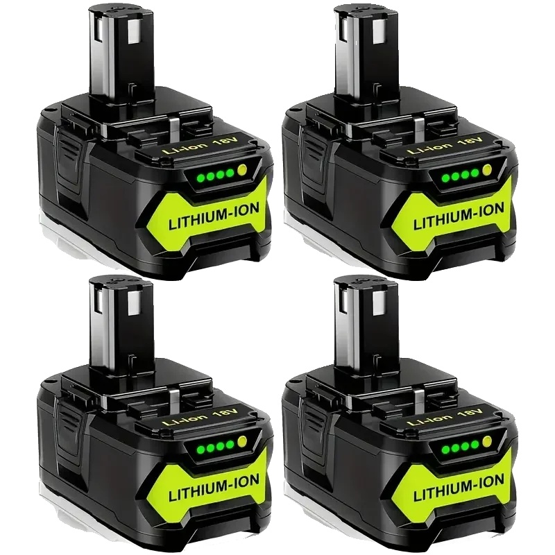 Wiederaufladbare Batterie, 8000mah Kapazität, Kompatibel Mit 18v Werkzeugen, 4 Stück